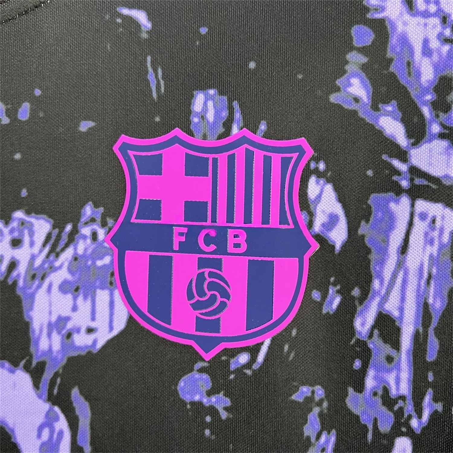 B.A.R.S.A 25-26 Purple Rock Pattern Jersey - Fans Version - UnitedFutballJersey