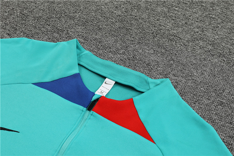 B.A.R.S.A 23-24 Long Sleeve Training Set -Lake Blue - UnitedFutballJersey