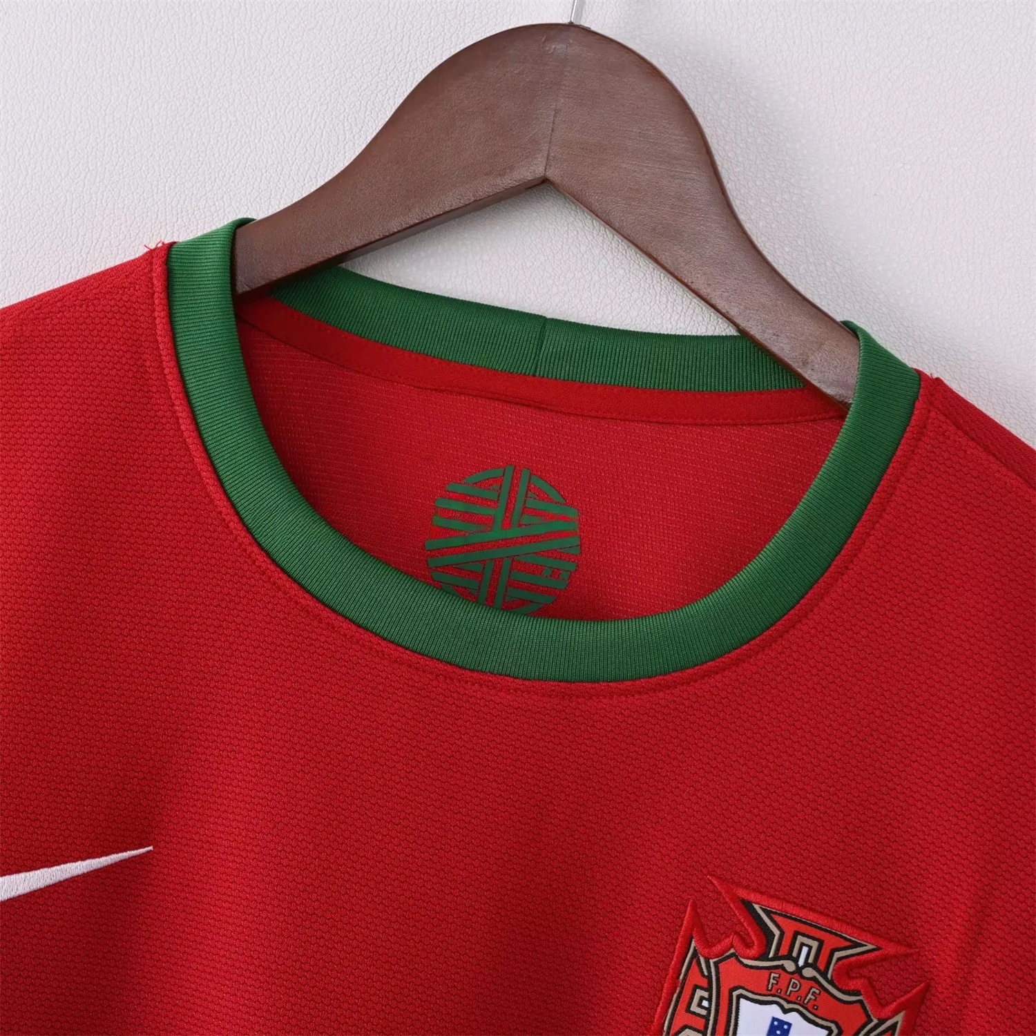 Retro Portugal 2012 Home Long Sleeves Jersey - UnitedFutballJersey