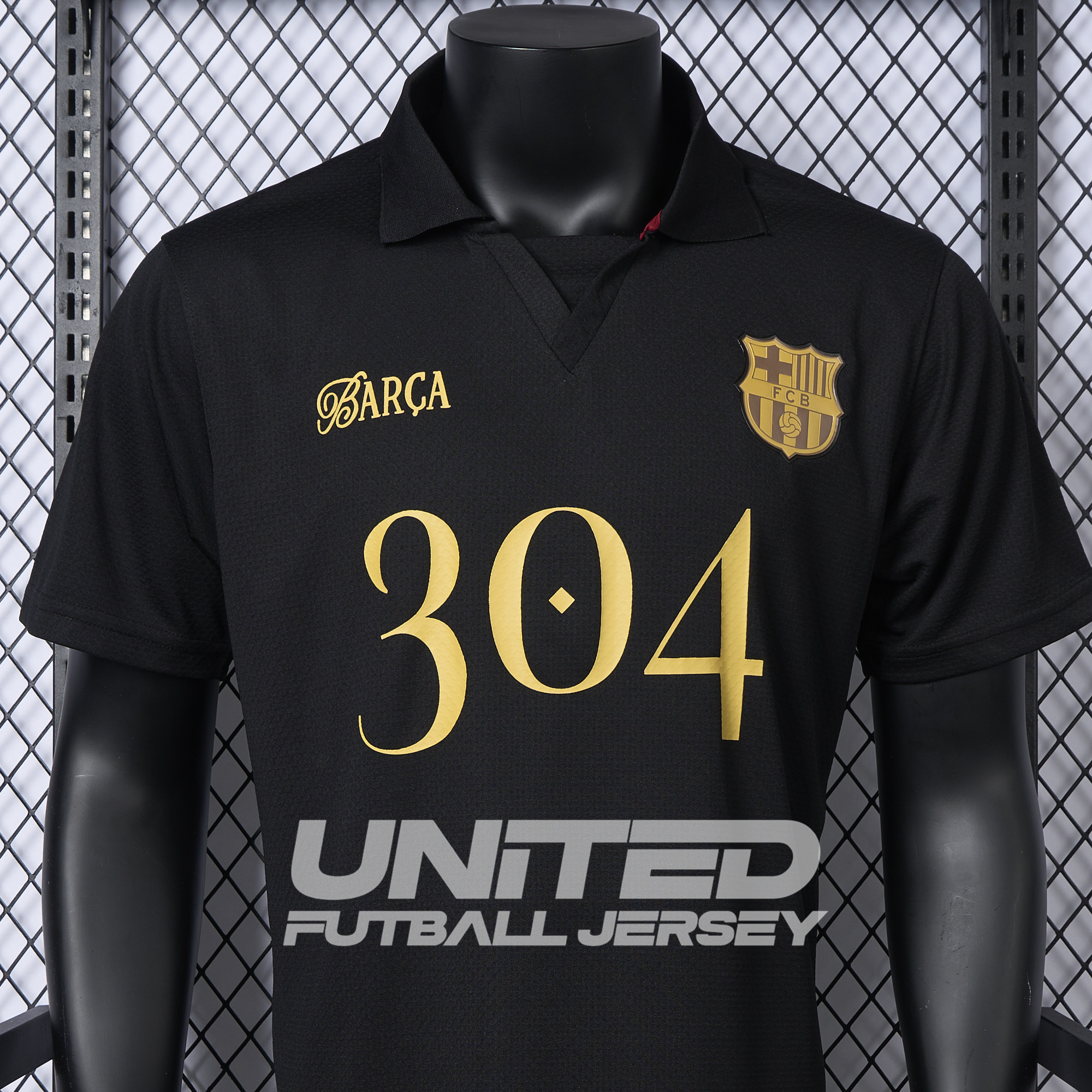 B.A.R.S.A 24-25 Yamal Anniversary Black Jersey - Player Version - UnitedFutballJersey