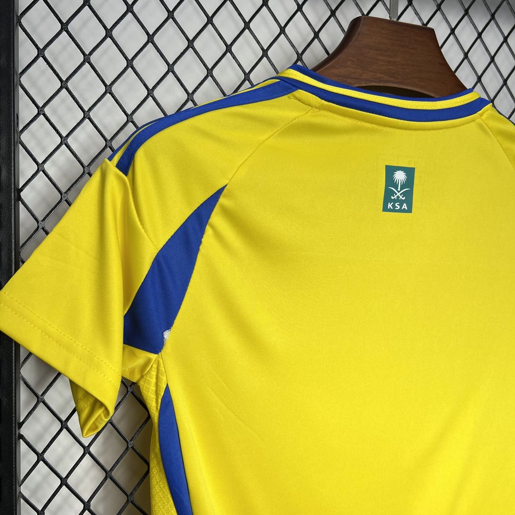 Al Nassr Riyadh Victory 24-25 Home Stadium Kids Kit - UnitedFutballJersey