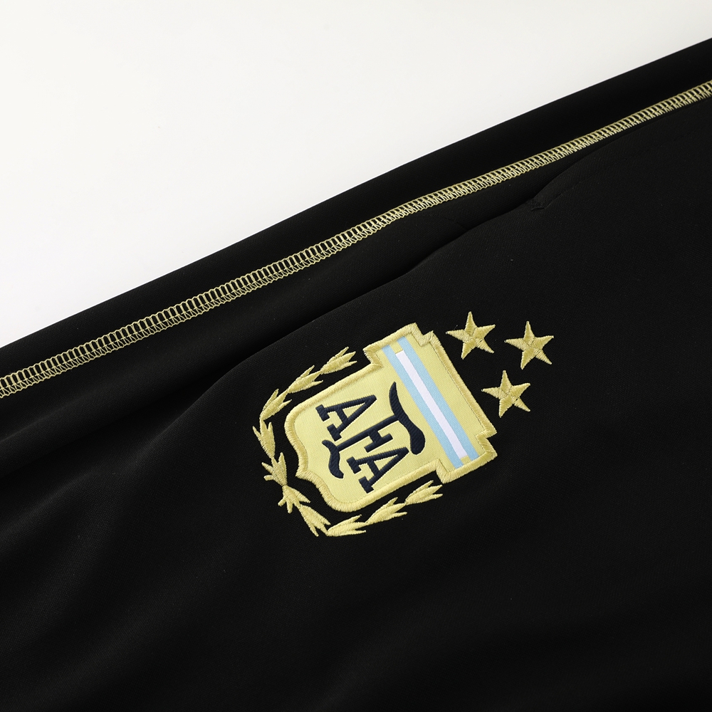 Argentina 23-24 Long Sleeve Training Set - Black - UnitedFutballJersey