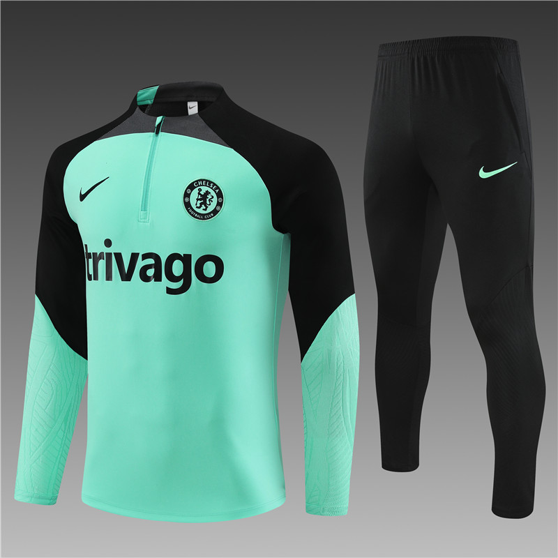 Che 23-24 Long Sleeve Training Set - Green - UnitedFutballJersey