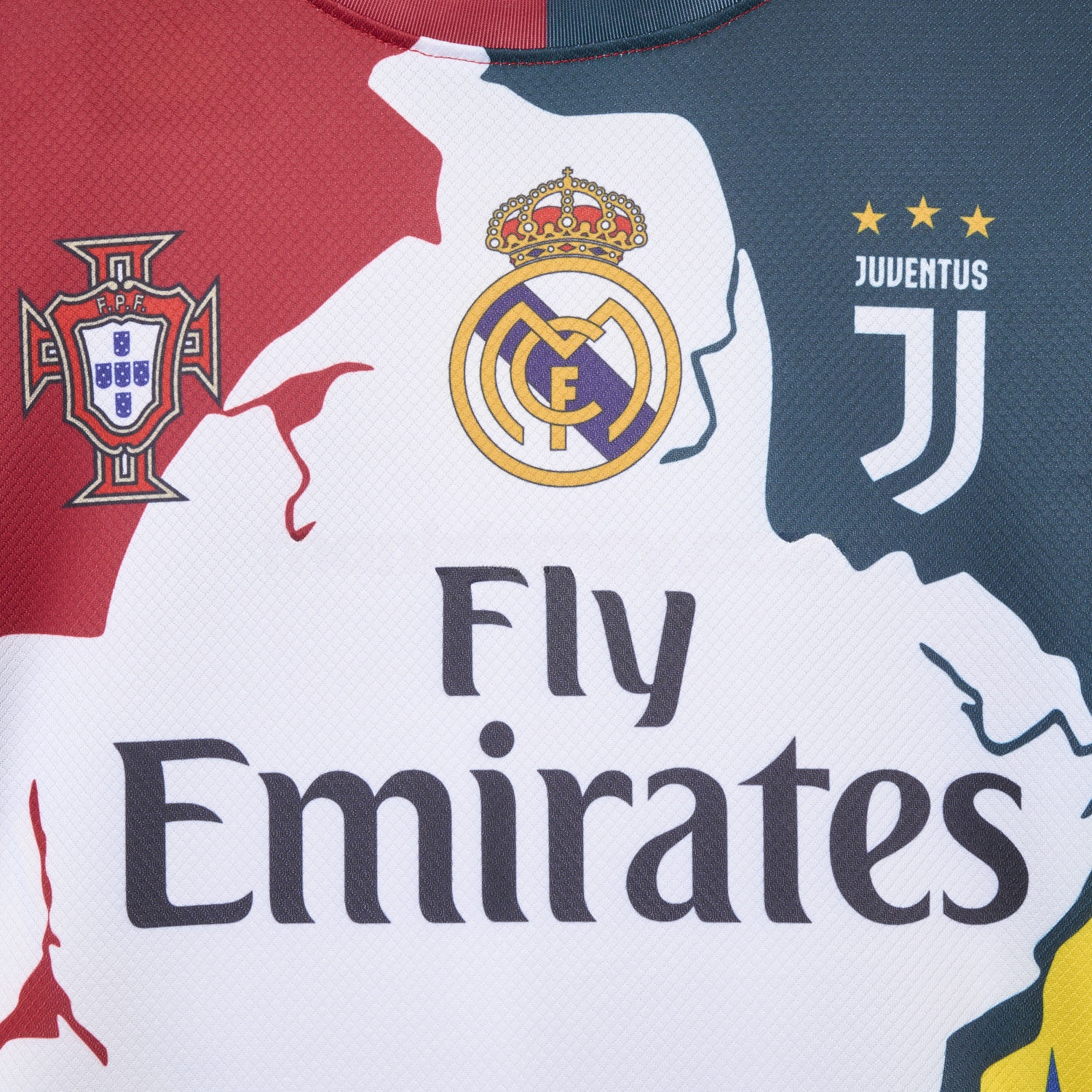 Cristiano Ronaldo Career Commemorative Jersey Real Madrid Juventus Portugal Manchester United Al Nassr Sporting CP - Fans Version - UnitedFutballJersey