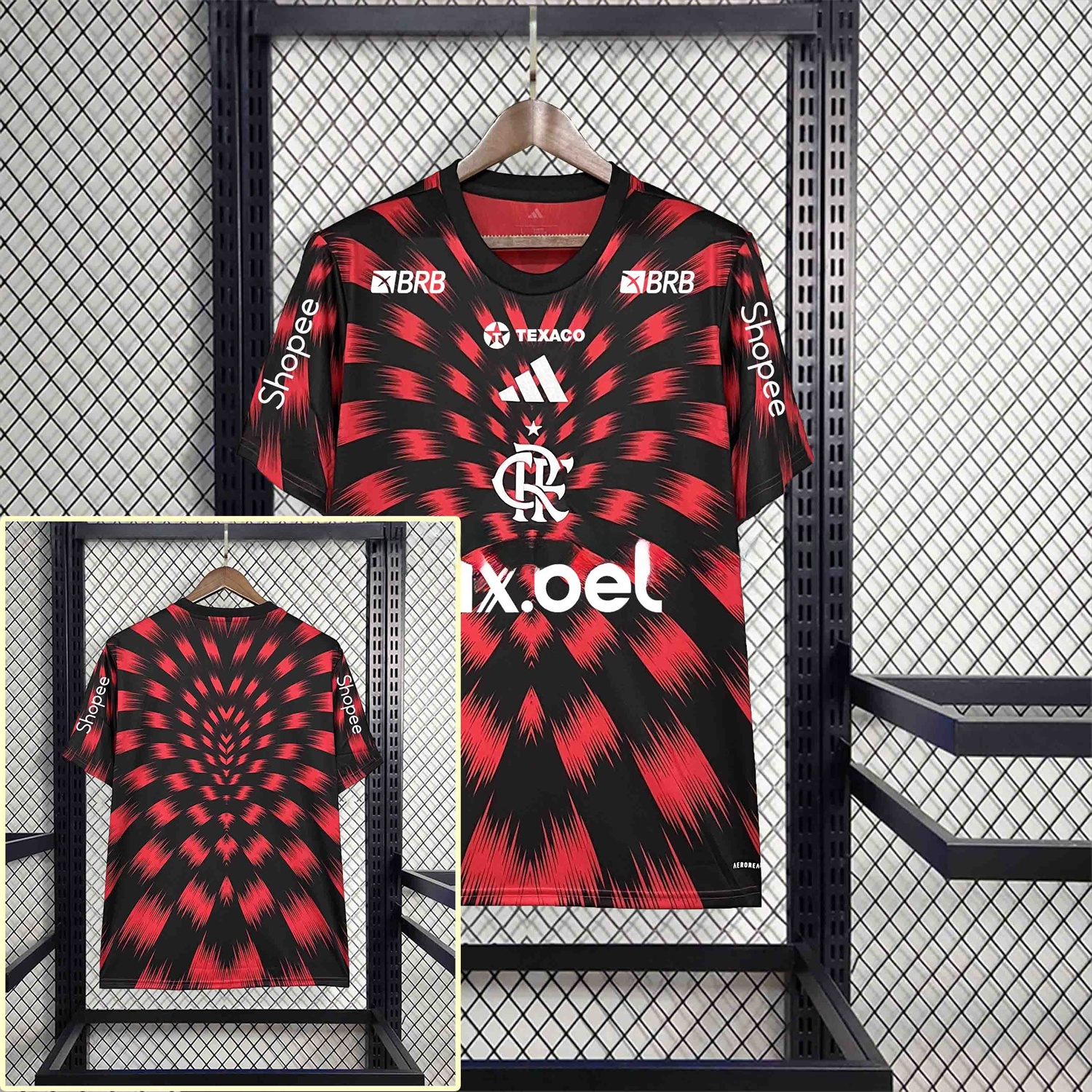 Flamengo 25-26 Pre-Match Jersey with Sponsors - Fans Version - UnitedFutballJersey