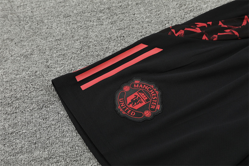 Manchester United 24-25 Short-Sleeve Training Set - Red - UnitedFutballJersey