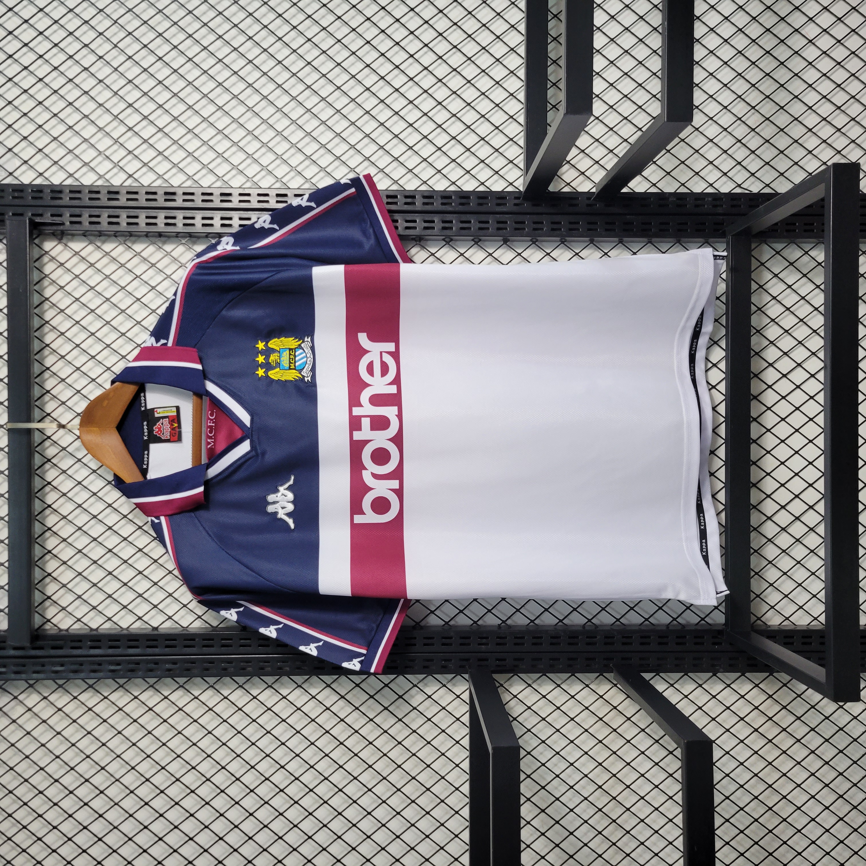 Retro Manchester City 1997-98 Away Stadium Jersey - UnitedFutballJersey