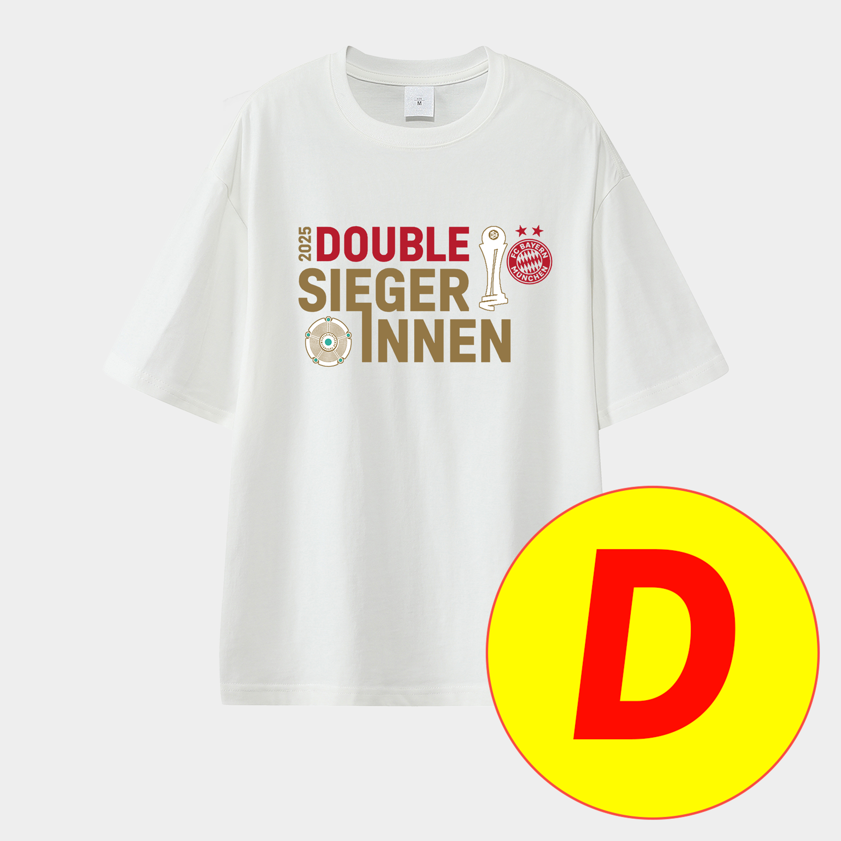 Bayern Munich Bundesliga Champions Deutscher Meister 2025 Unisex Pure Cotton T-shirt - UnitedFutballJersey