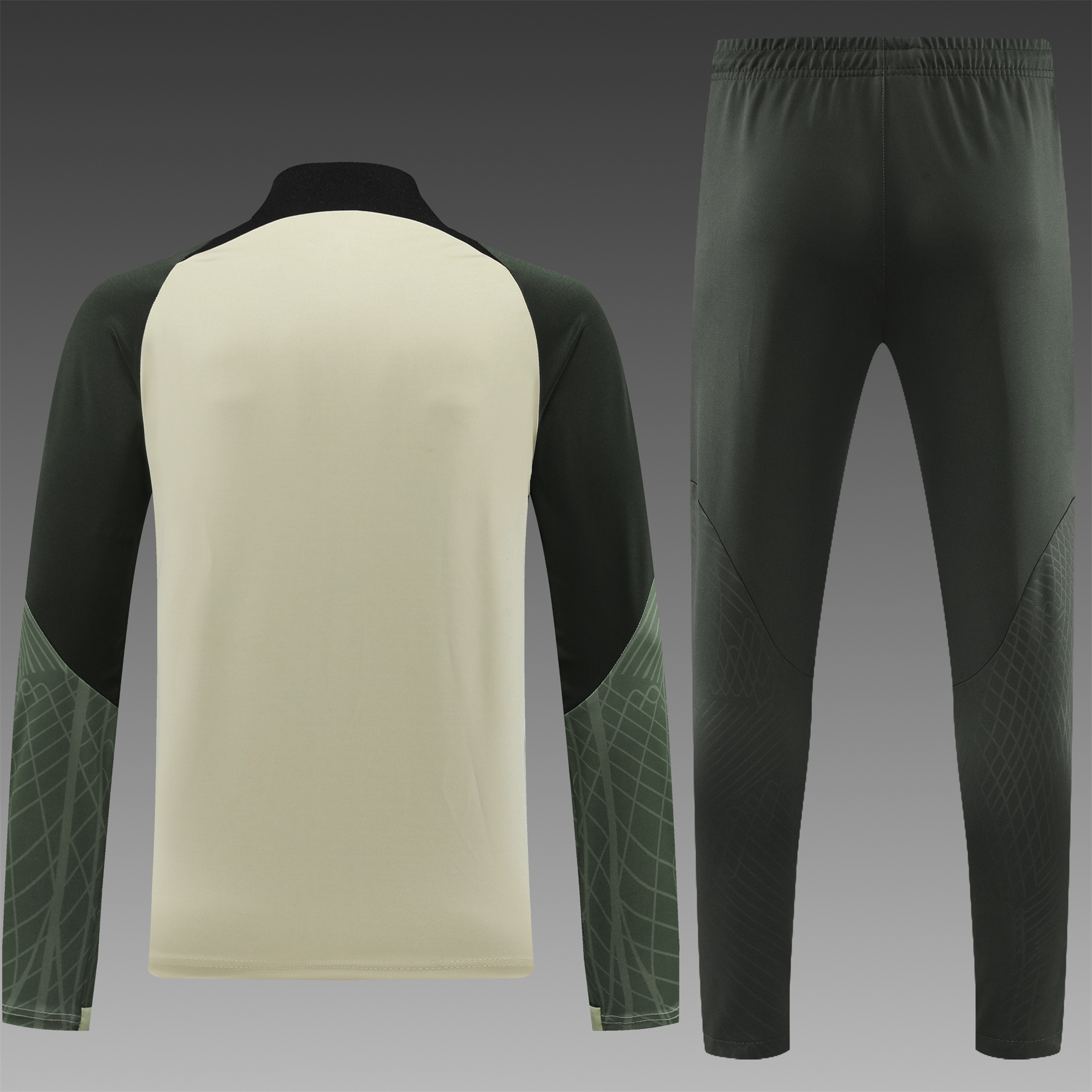 B.A.R.S.A 23-24 Long Sleeve Training Set Green - UnitedFutballJersey