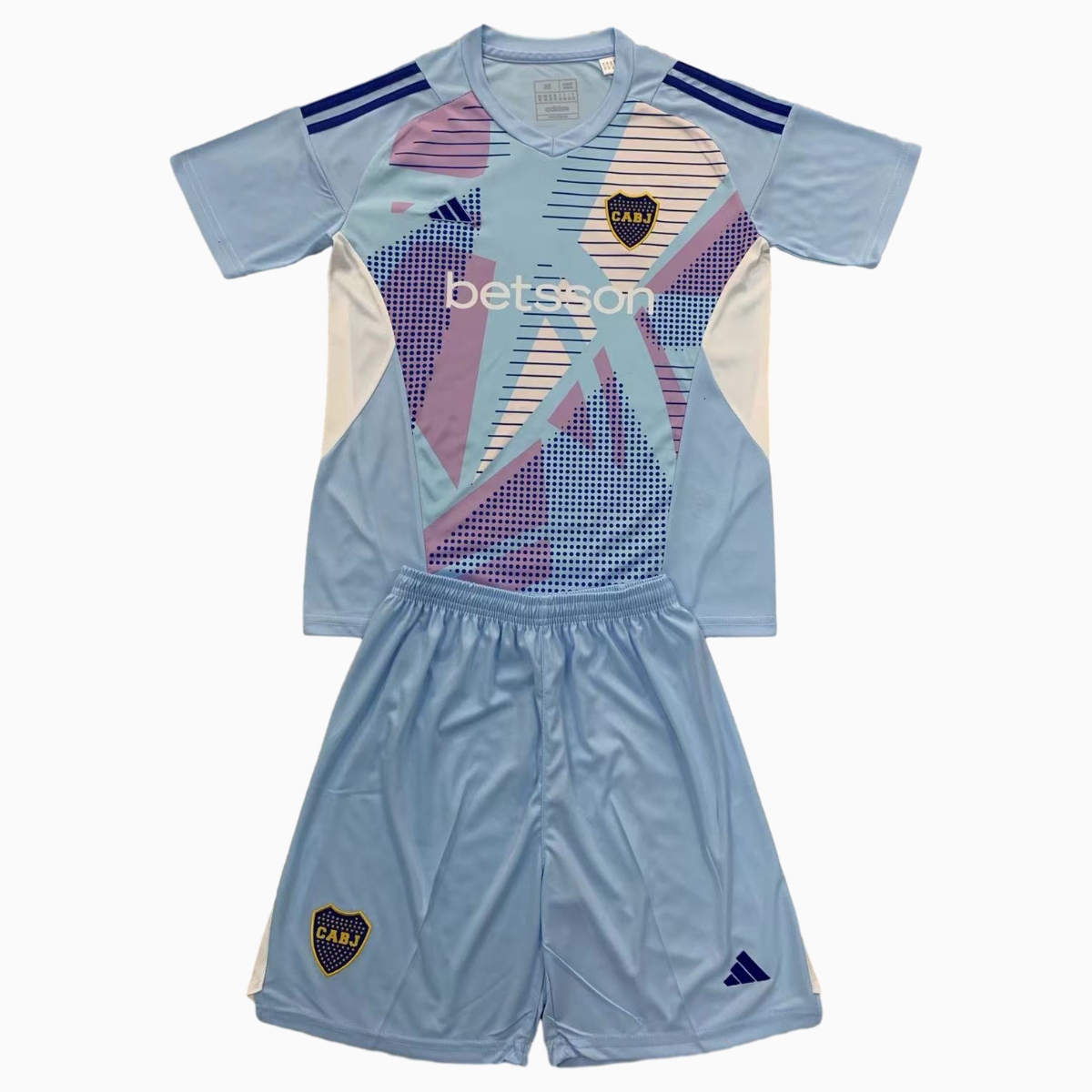 Boca Juniors 24-25 Lake Blue Goalkeeper Kids Kit - UnitedFutballJersey