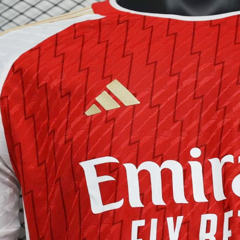Arsenal 23-24 Home Long Sleeve Jersey - Player Version - UnitedFutballJersey