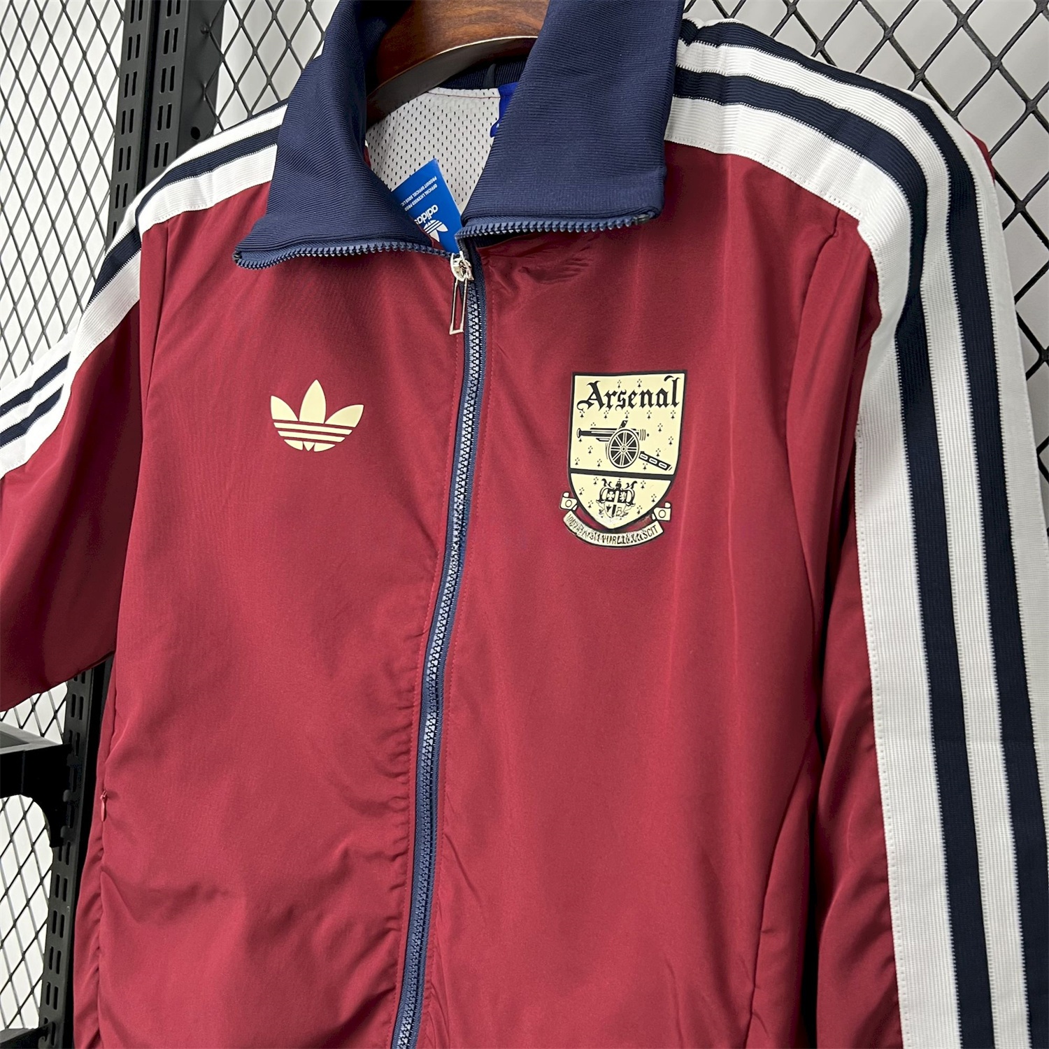 Arsenal 24-25 Player Windbreaker - Deep Red - UnitedFutballJersey