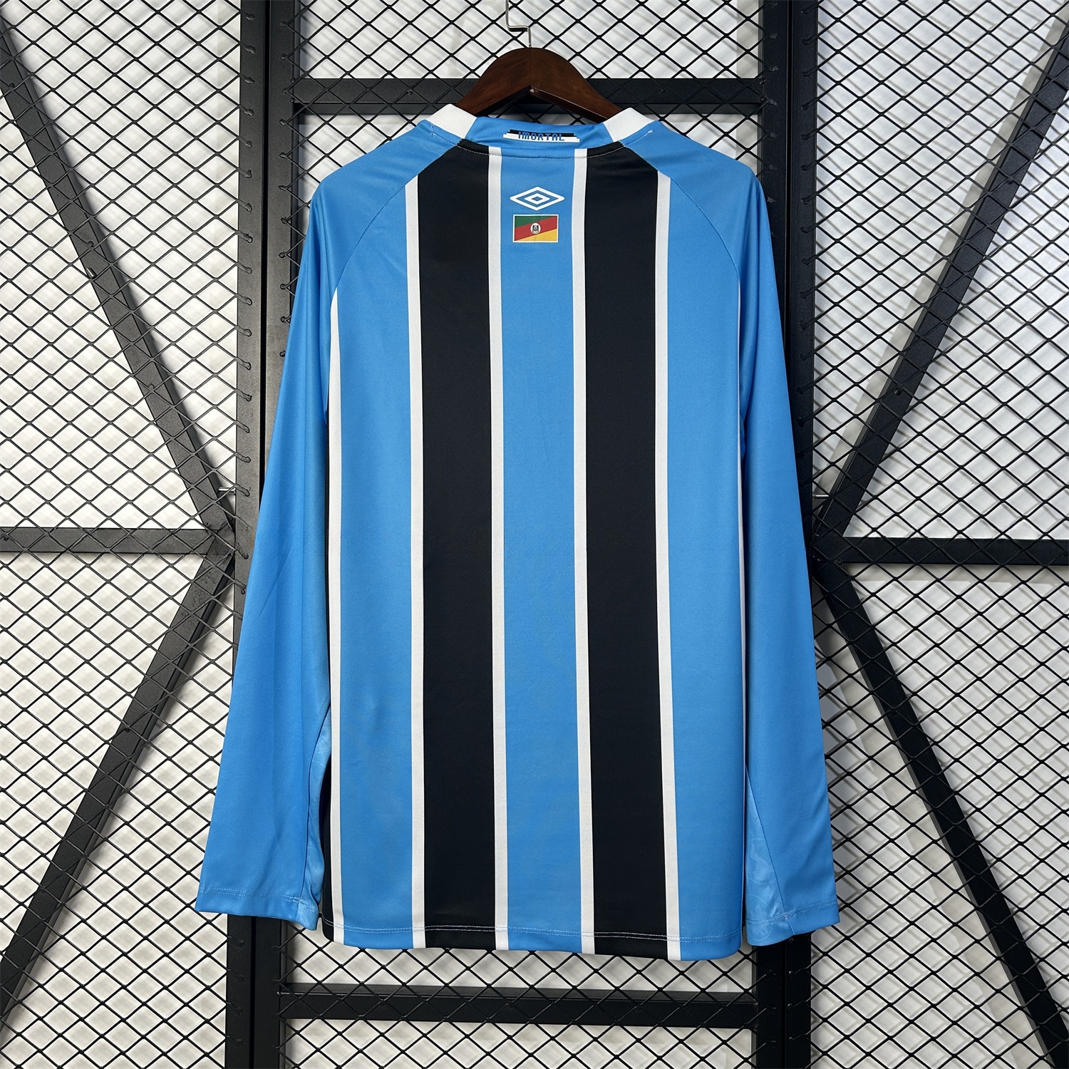 Gremio 25-26 Home Unsponsored Long Sleeves Jersey - Fans Version - UnitedFutballJersey