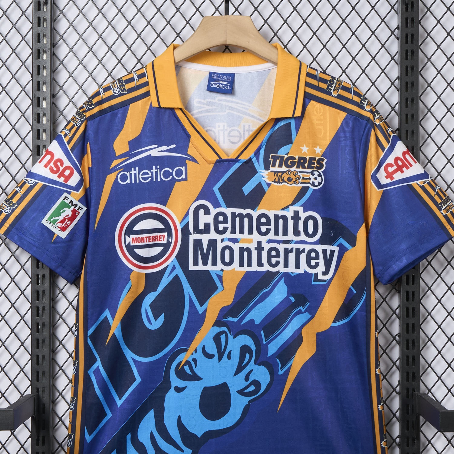 Retro Tigres UANL 1997-98 Away Jersey - UnitedFutballJersey