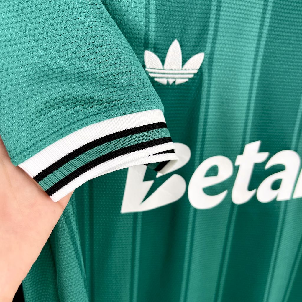 Aston Villa 24-25 Originals Green Stripe Jersey - Fans Version - UnitedFutballJersey