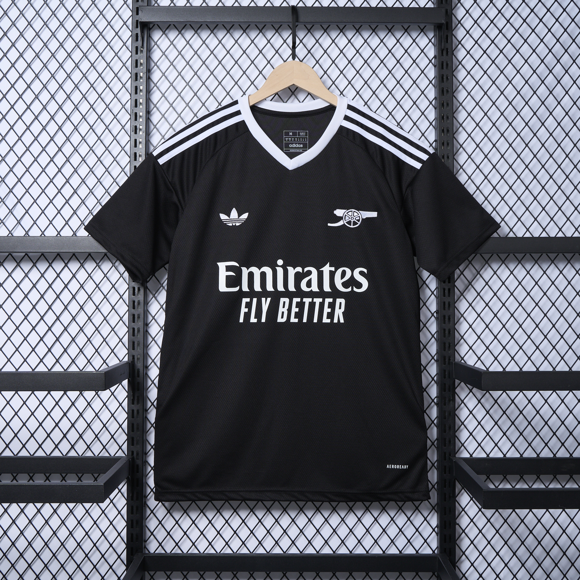 Arsenal 24-25 Black Goalkeeper GK Third Jersey - Fans Version - UnitedFutballJersey