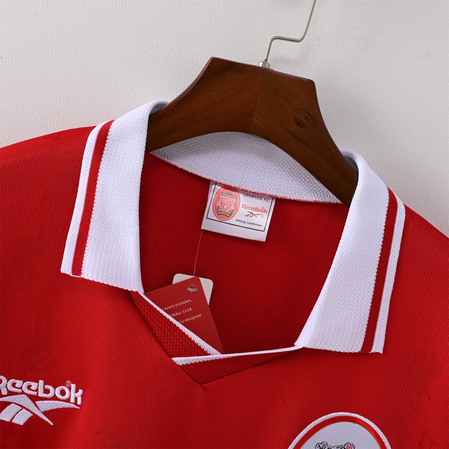 Retro Liver.pool 1996-97 Home Long Sleeves Jersey - UnitedFutballJersey