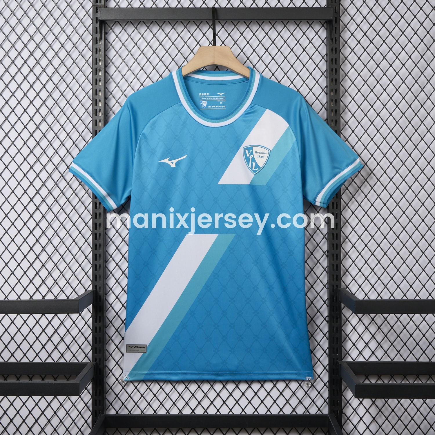 Bochum 24-25 White Slanted Stripe Special Jersey - Fans Version - UnitedFutballJersey