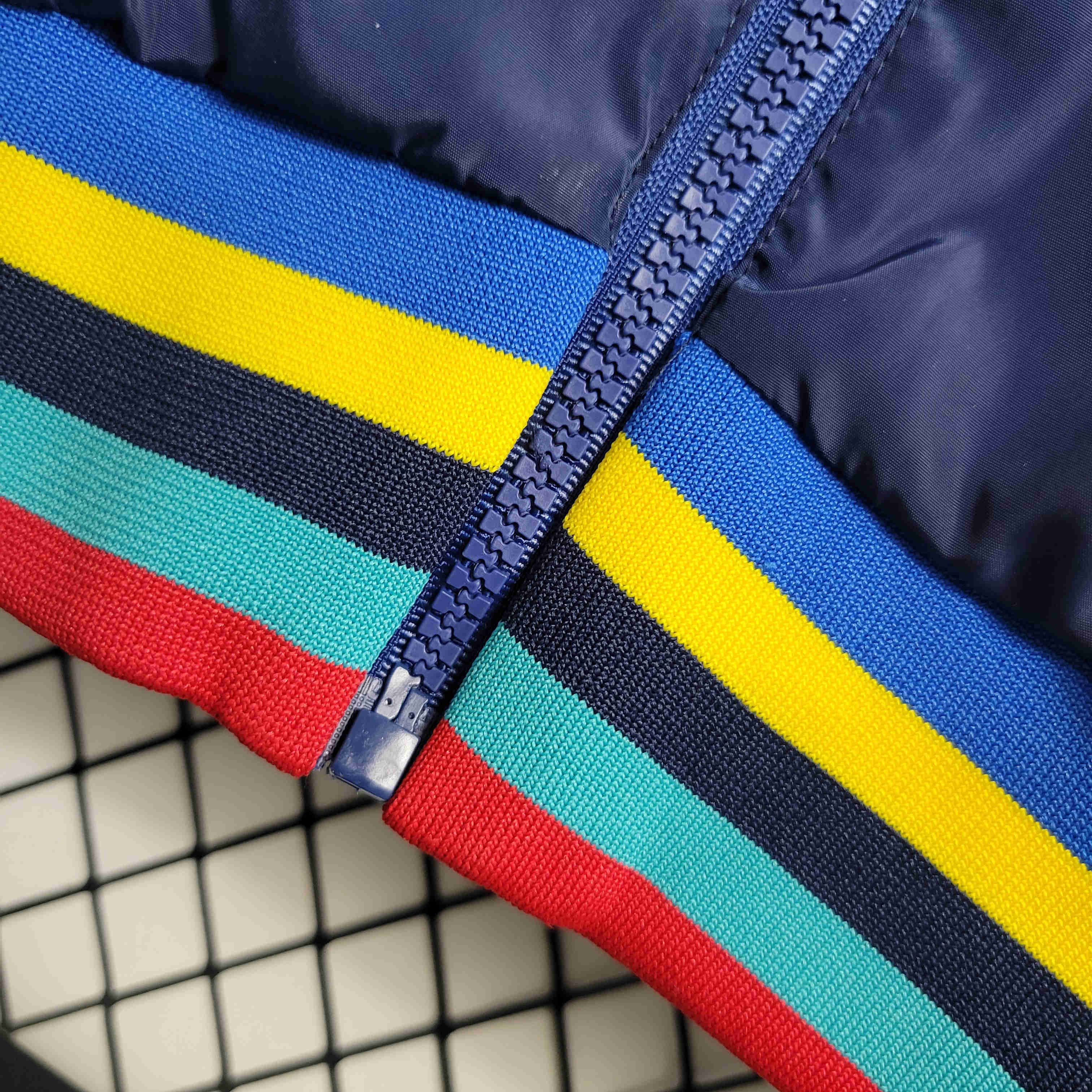 B.A.R.S.A 23-24 Red Royal Blue Yellow PlayerWindbreaker - UnitedFutballJersey