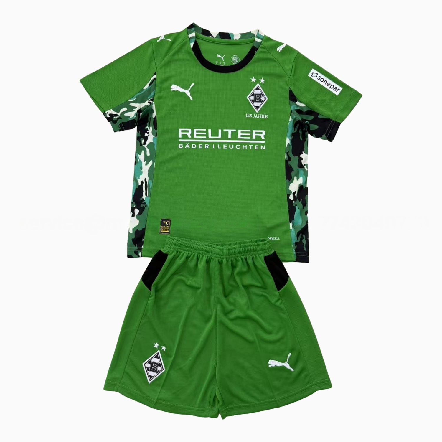 Borussia Mönchengladbach 25-26 Away Men's Adult Jersey Set - Fans Version - UnitedFutballJersey