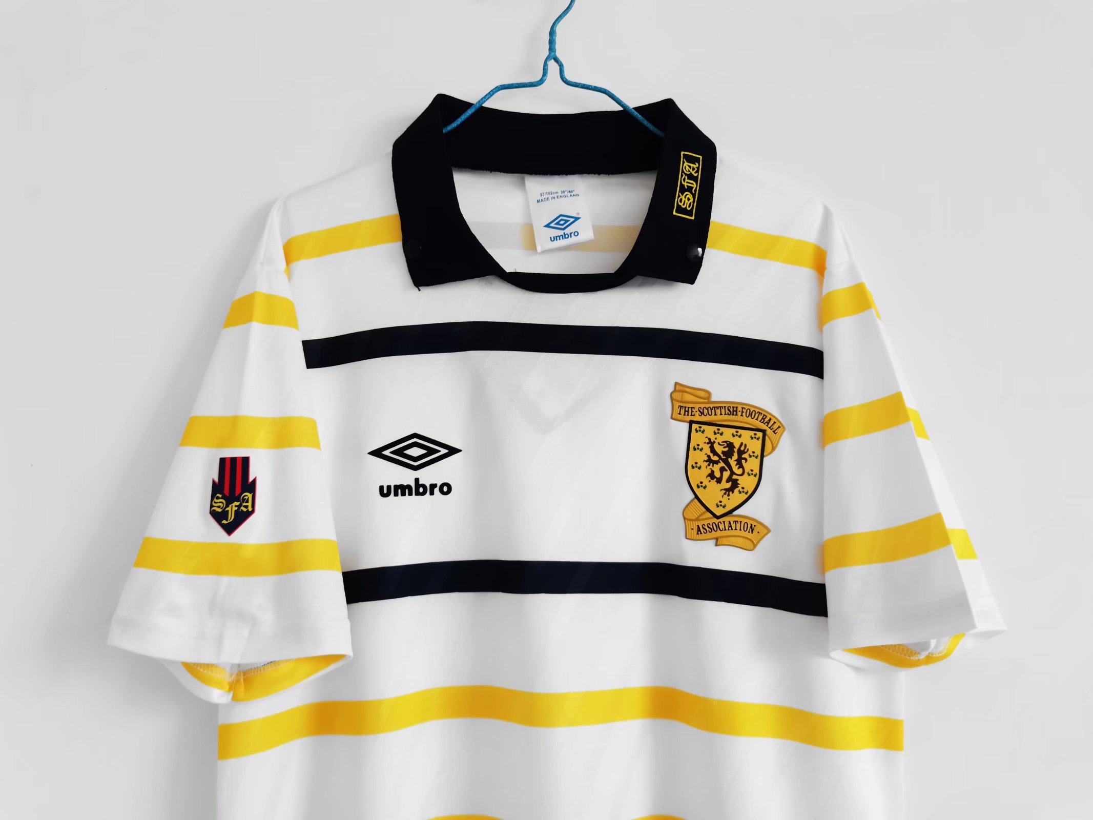 Retro S-c-o.t l.a-n.d 1988-91 Away Jersey - Fans Version - UnitedFutballJersey