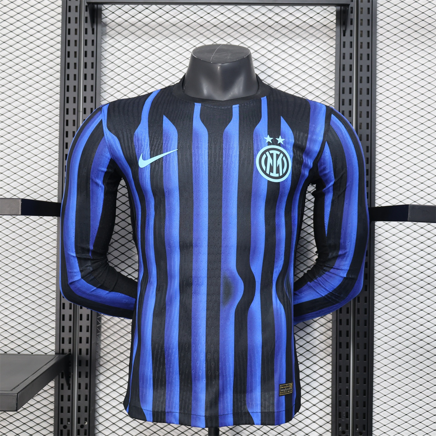 Inter Milan 25-26 Home Long Sleeve Jersey - Player Version - UnitedFutballJersey