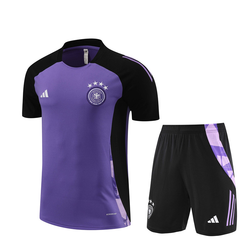 Germany 2024 Short-Sleeve Training Set - Purple - UnitedFutballJersey