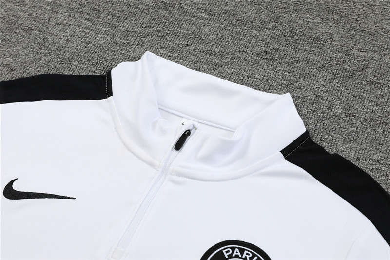 Paris Saint-Germain PSG 23-24 Long Sleeve Training Set -White - UnitedFutballJersey