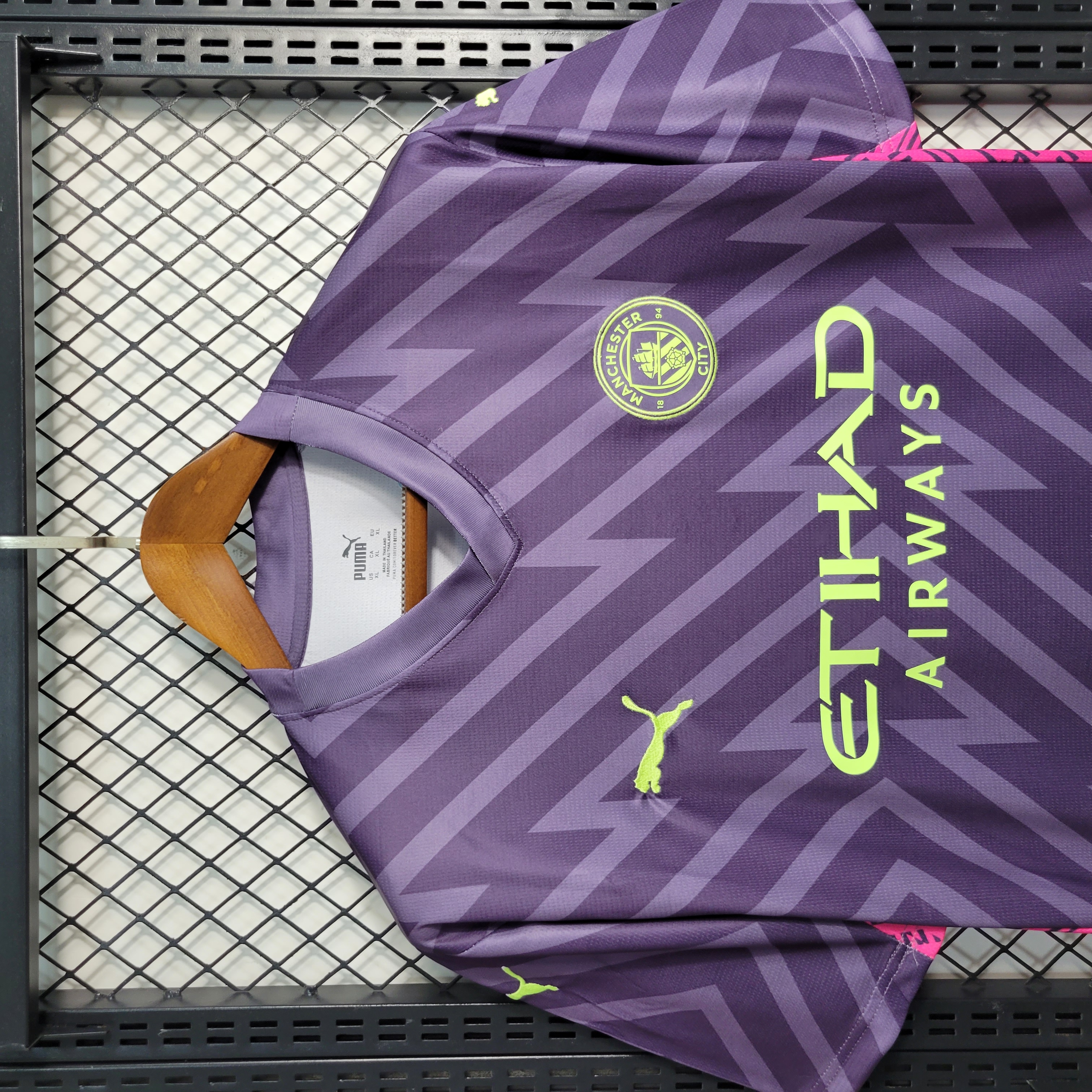 23-24 Manchester City Purple Goal Keeper Fans Jersey - UnitedFutballJersey