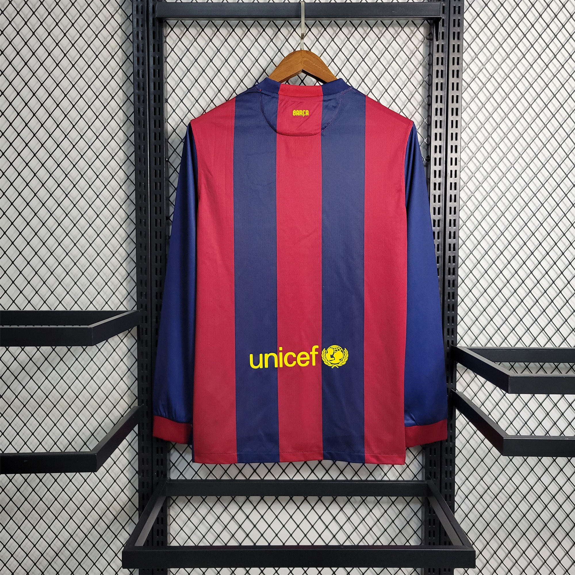 B.A.R.S.A Retro 14-15 Home Stadium Long Sleeve Jersey - UnitedFutballJersey