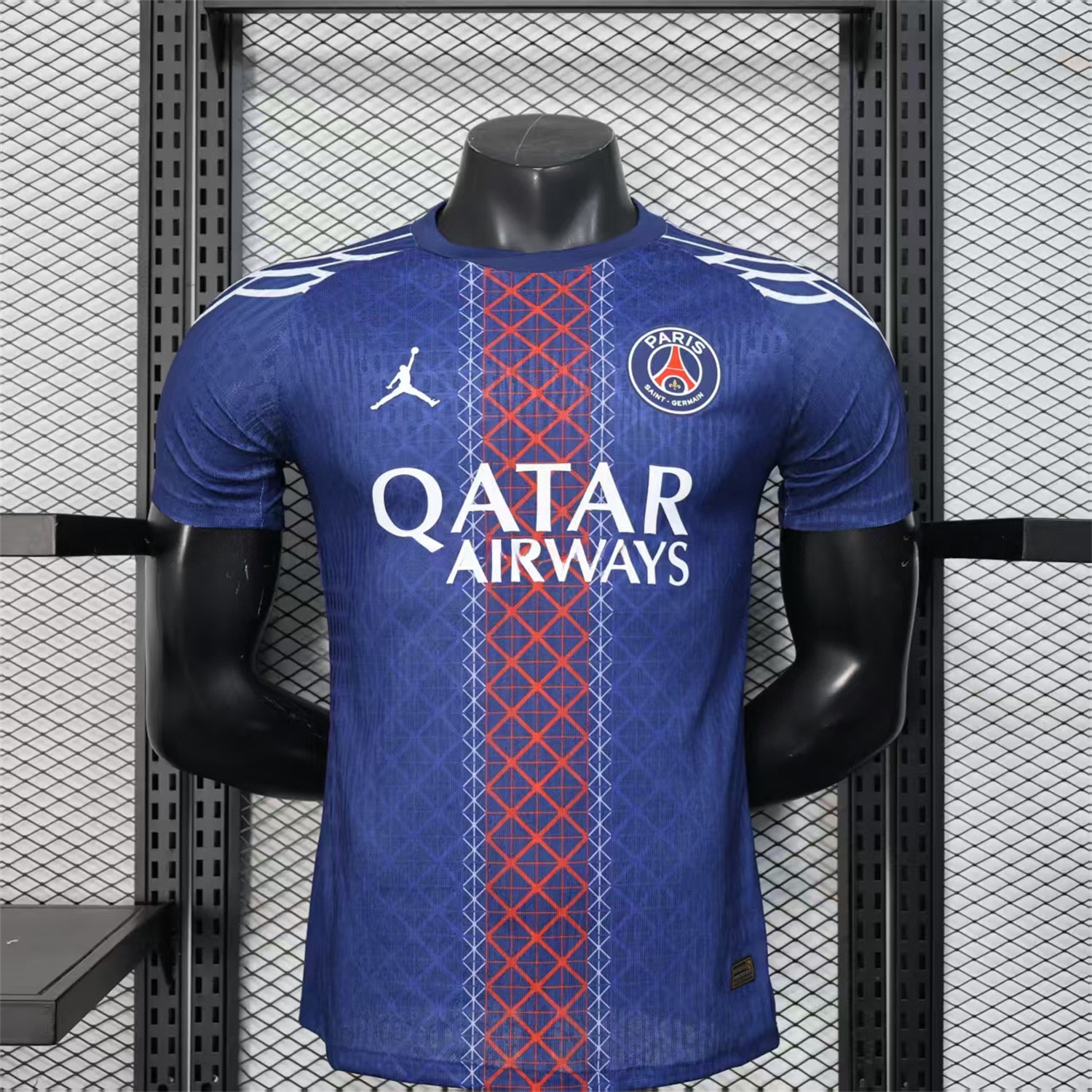 Paris Saint-Germain PSG X JD 25-26 Red And Blue Special Edition Jersey - Player Version - UnitedFutballJersey