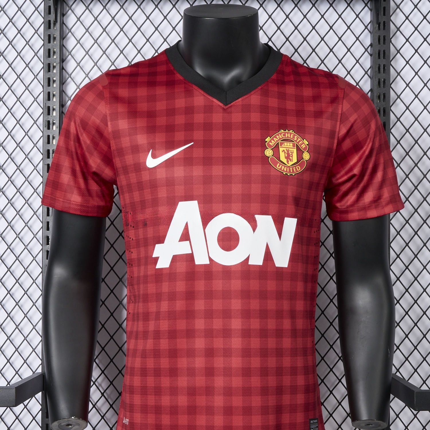 Retro Manchester United 2012-13 Home Jersey - Player Version - UnitedFutballJersey