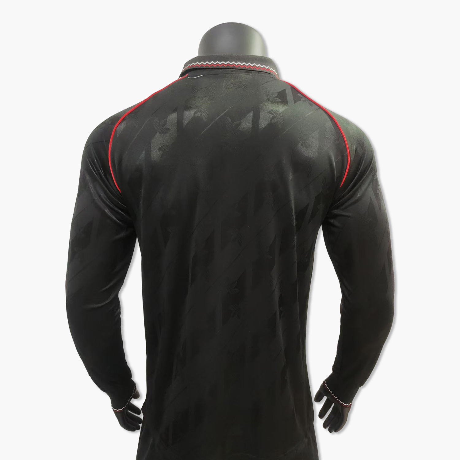 Manchester United 24-25 Originals LFSTLR Long Sleeve Black Jersey - Player Version - UnitedFutballJersey
