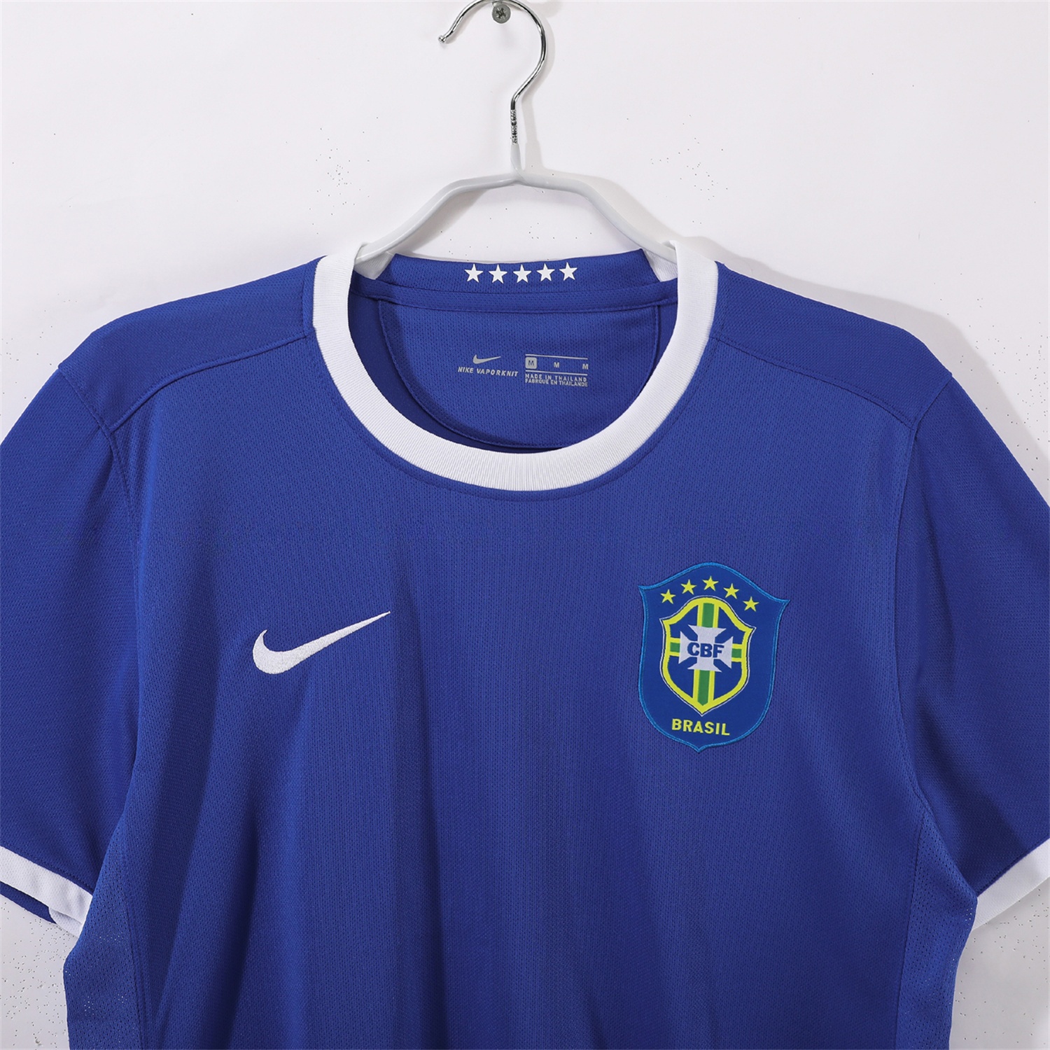 Retro Brazil 2006 Away Blue Jersey - UnitedFutballJersey