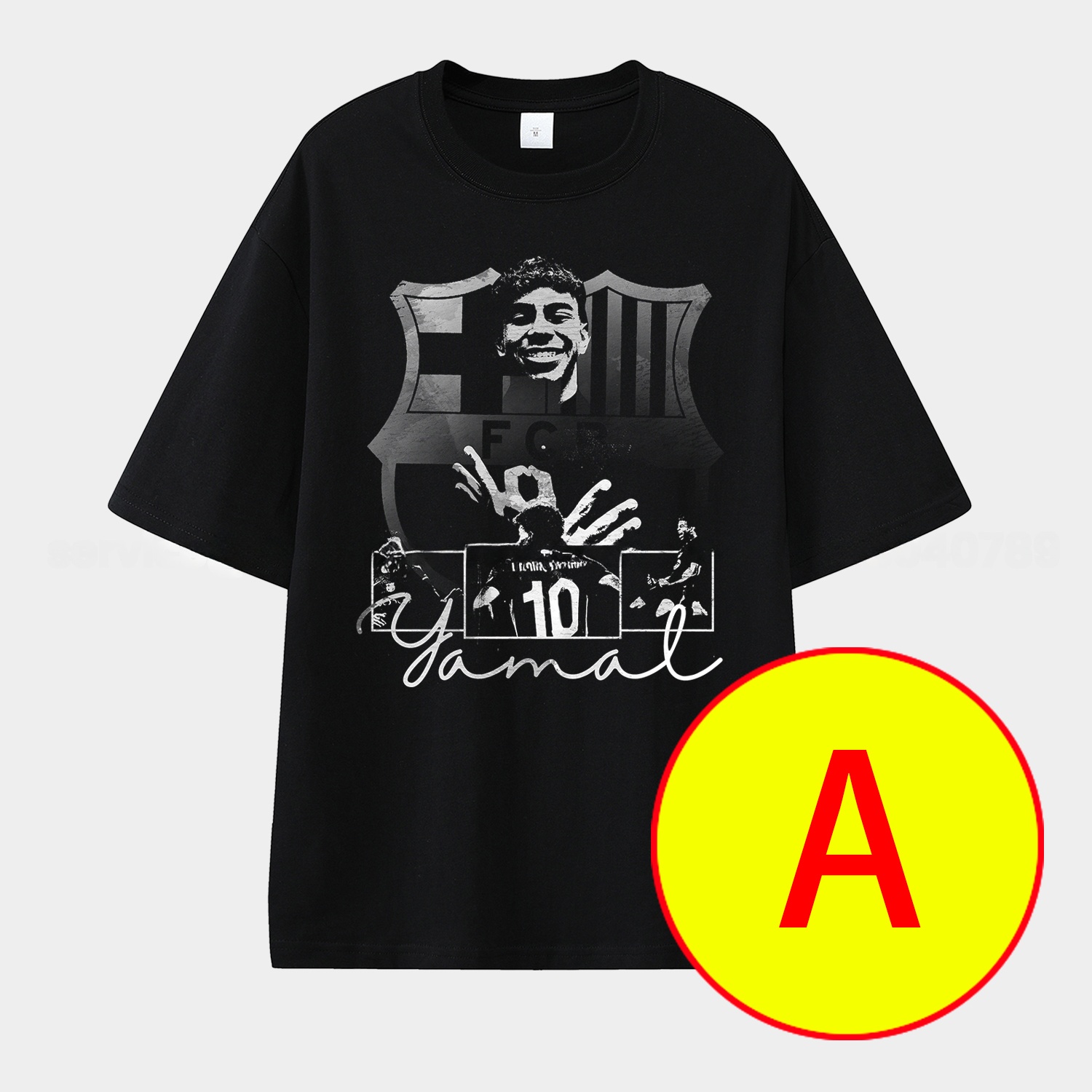 LAMINE YAMAL - Barcelona No. 10 Legend Continues 2025 Unisex Pure Cotton T-shirt - UnitedFutballJersey