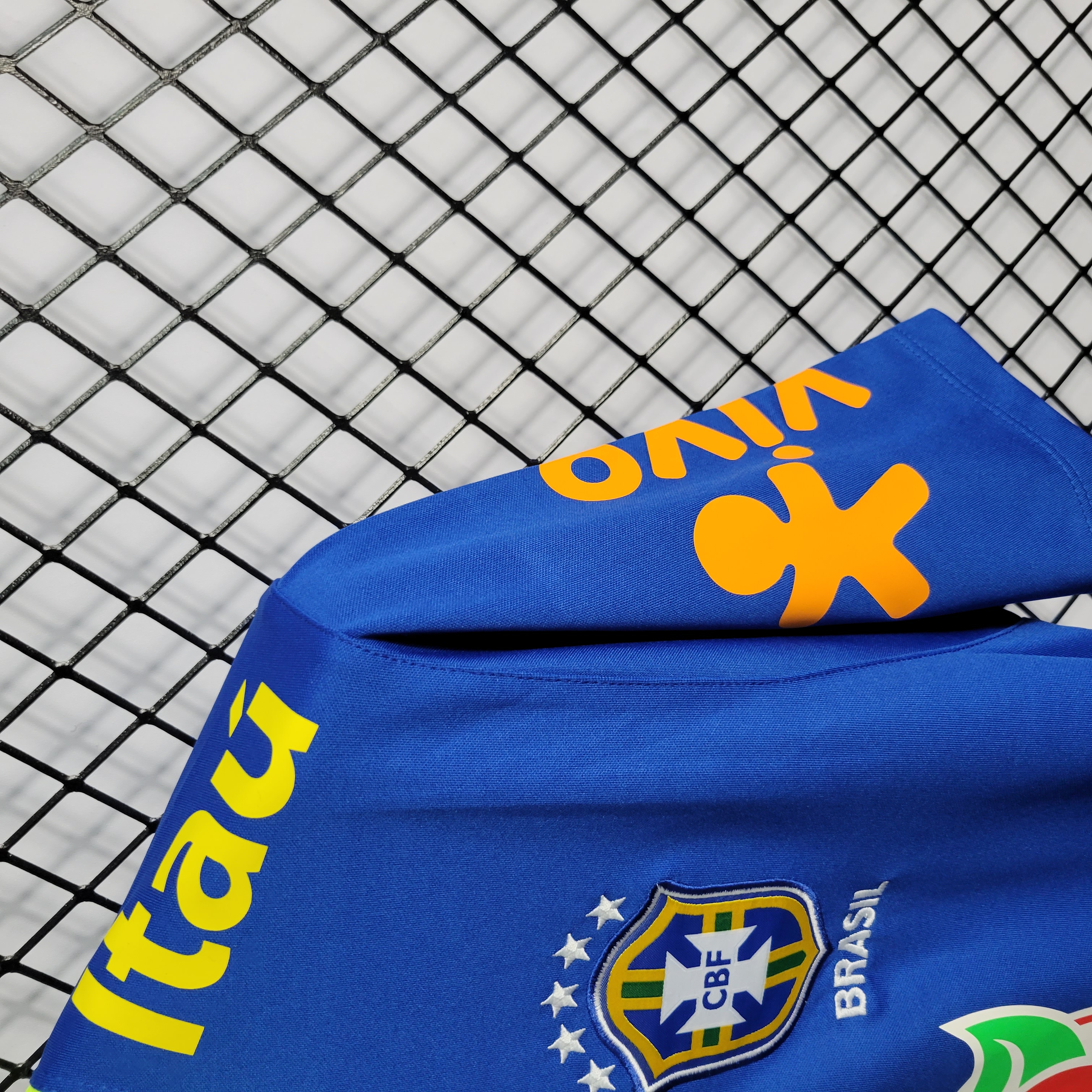 Retro Brazil 2020 Blue Training Jersey - UnitedFutballJersey