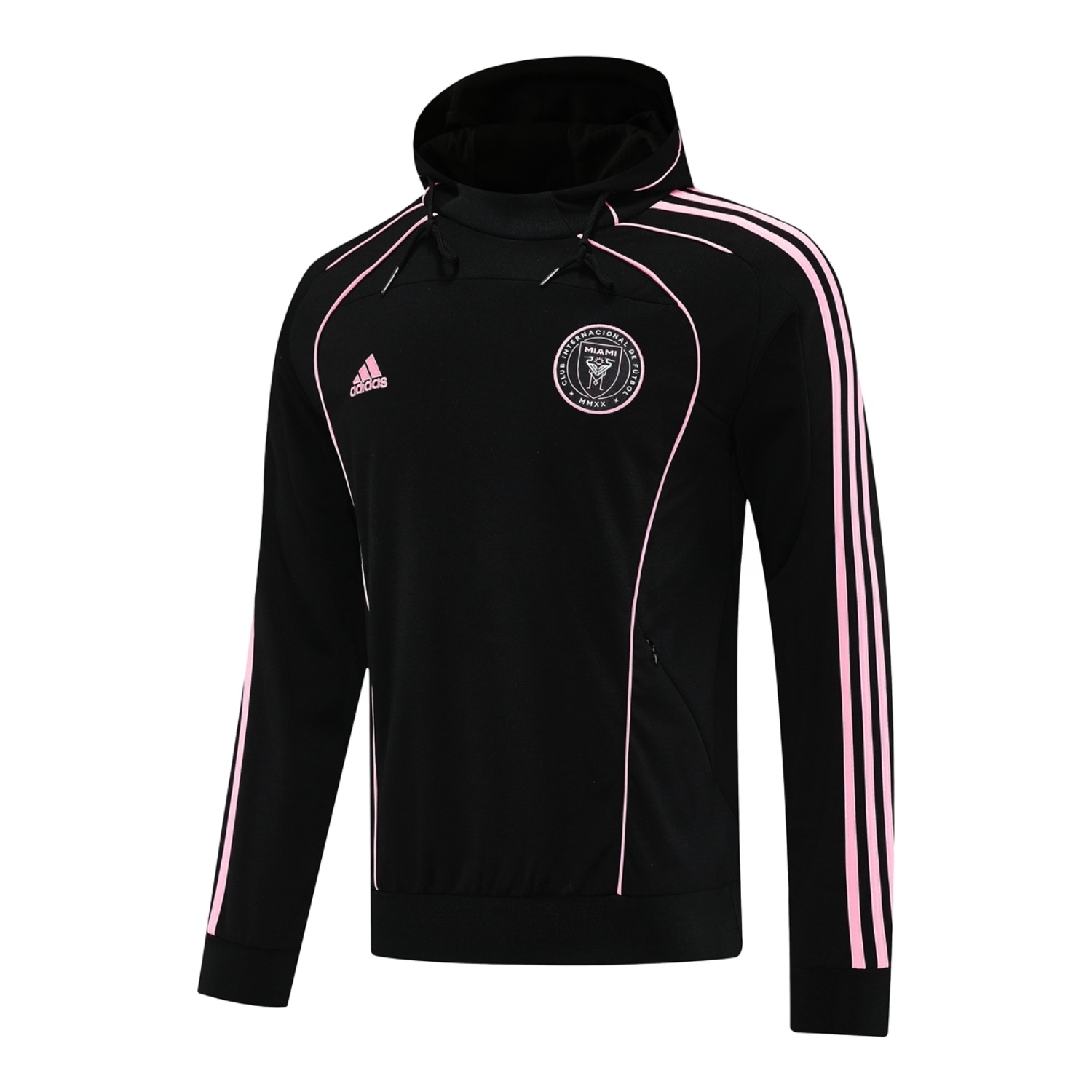 INT M.A.M 25-26 Long Sleeves Training Hoodie Set - Black Hoodie + Pants - UnitedFutballJersey