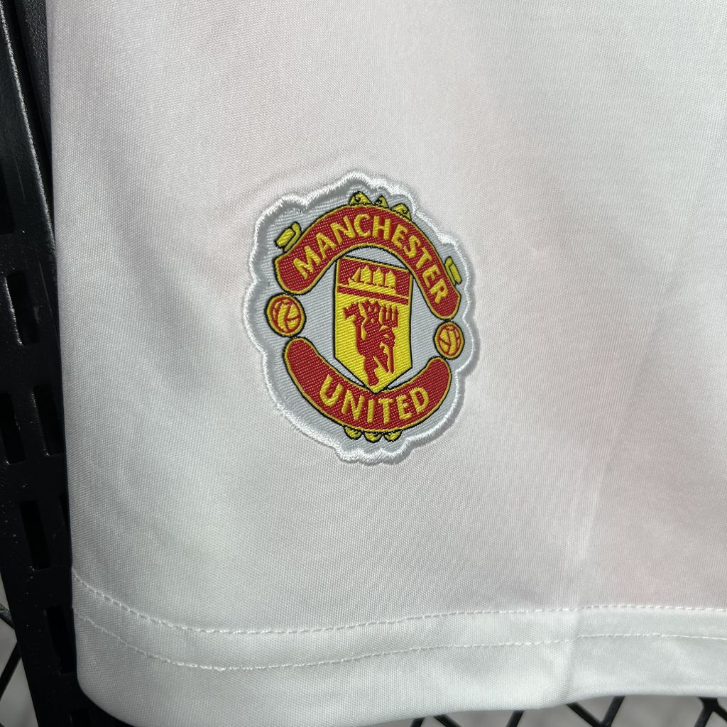 Manchester United 24-25 Home Shorts - Fans Version - UnitedFutballJersey