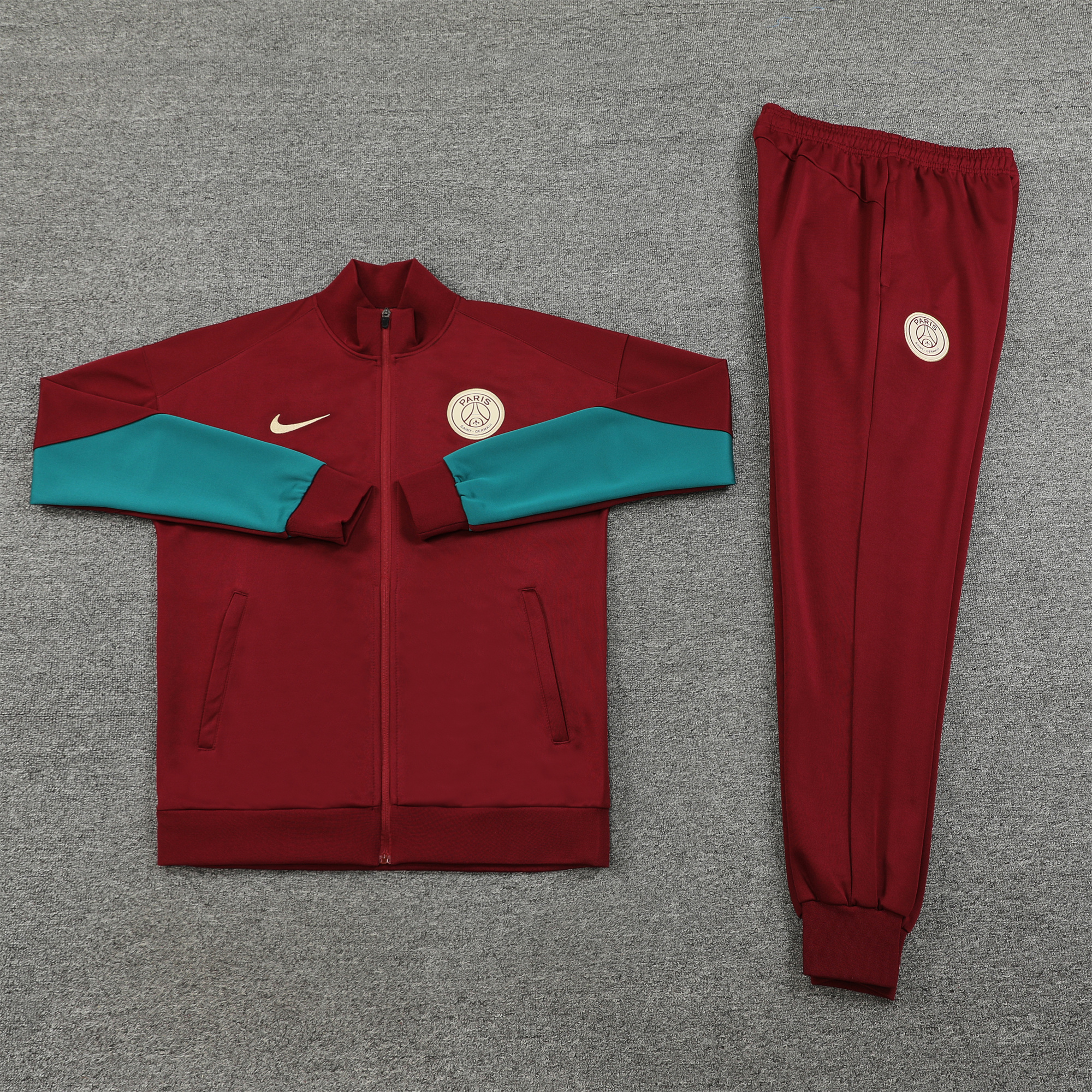 Paris Saint-Germain PSG 24-25 Jacket Training Tracksuit - Maroon - UnitedFutballJersey