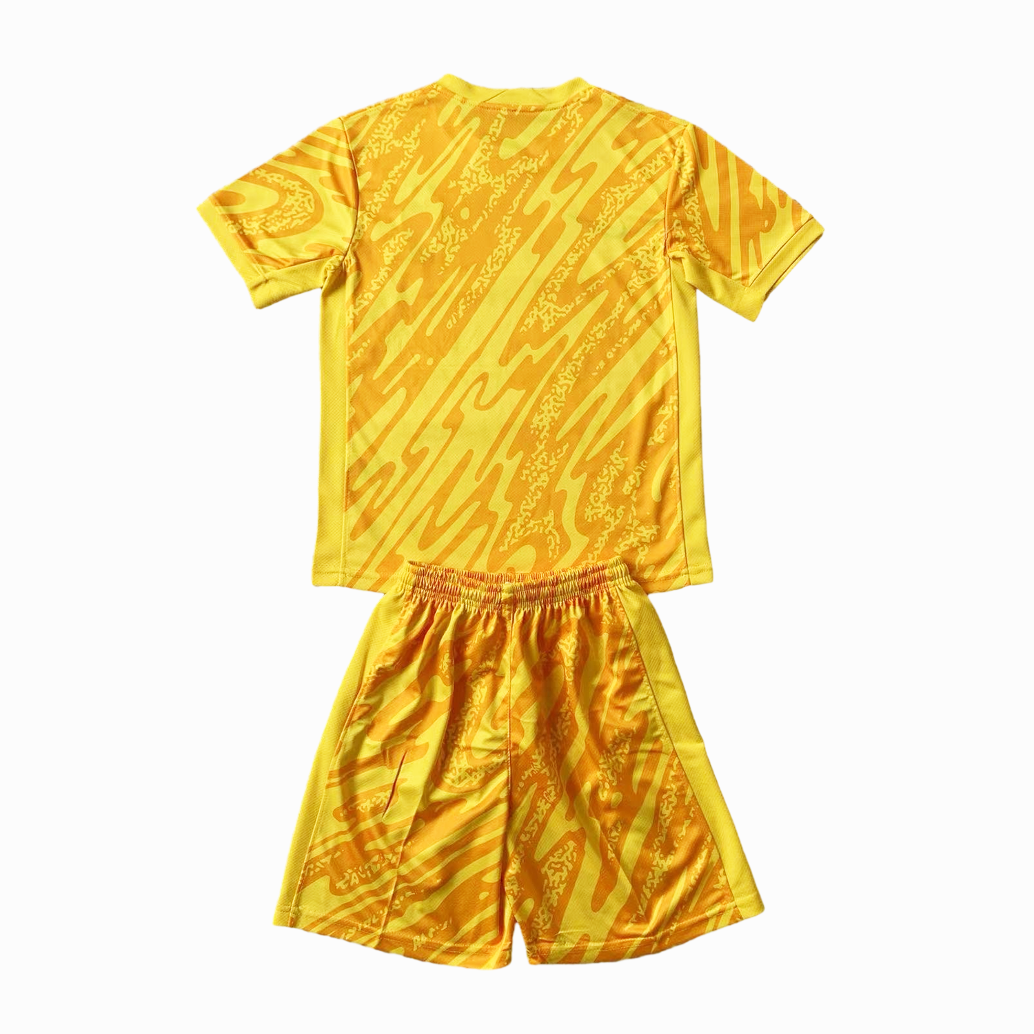 Portugal 2024 Goalkeeper Kids Kit - Yellow - UnitedFutballJersey