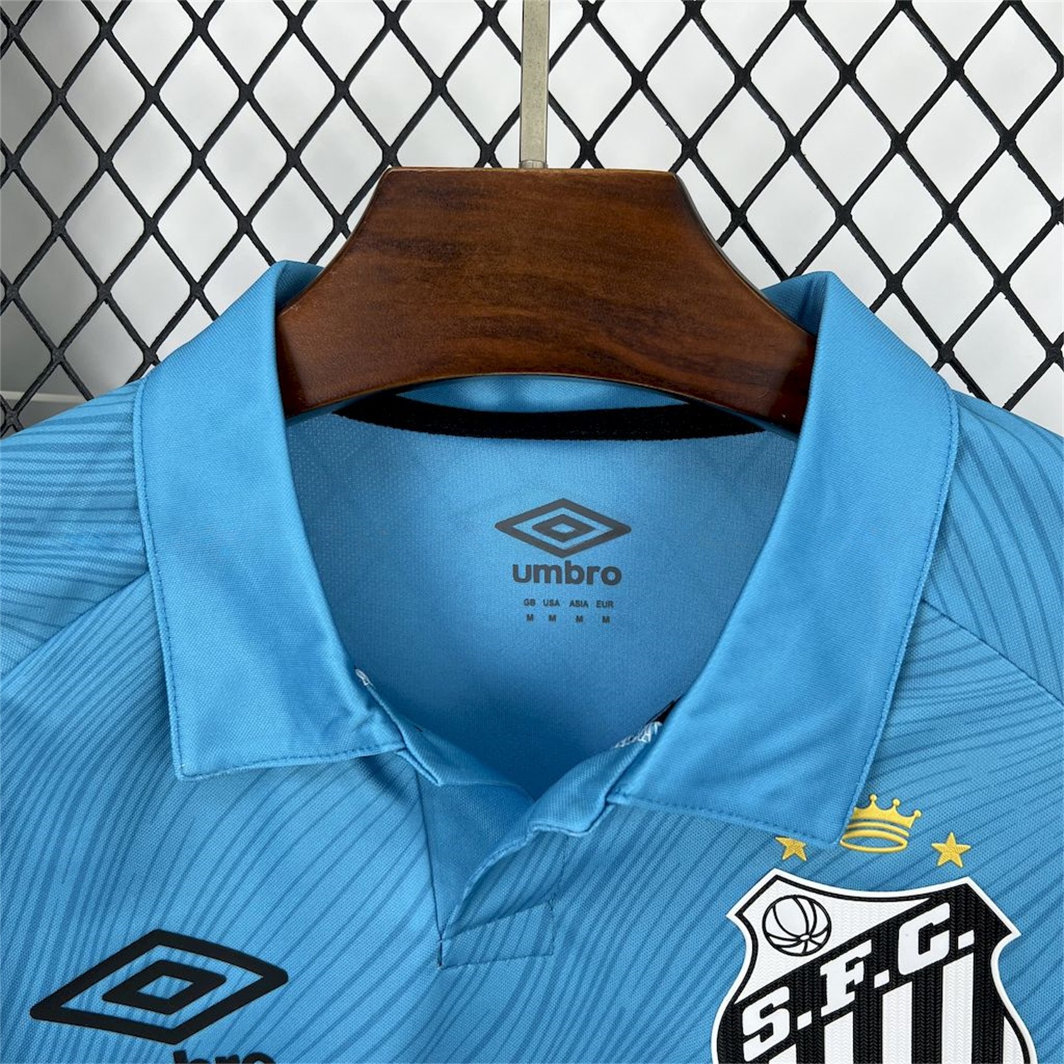Santos 25-26 Third Blue Unsponsored Jersey - Fans Version - UnitedFutballJersey