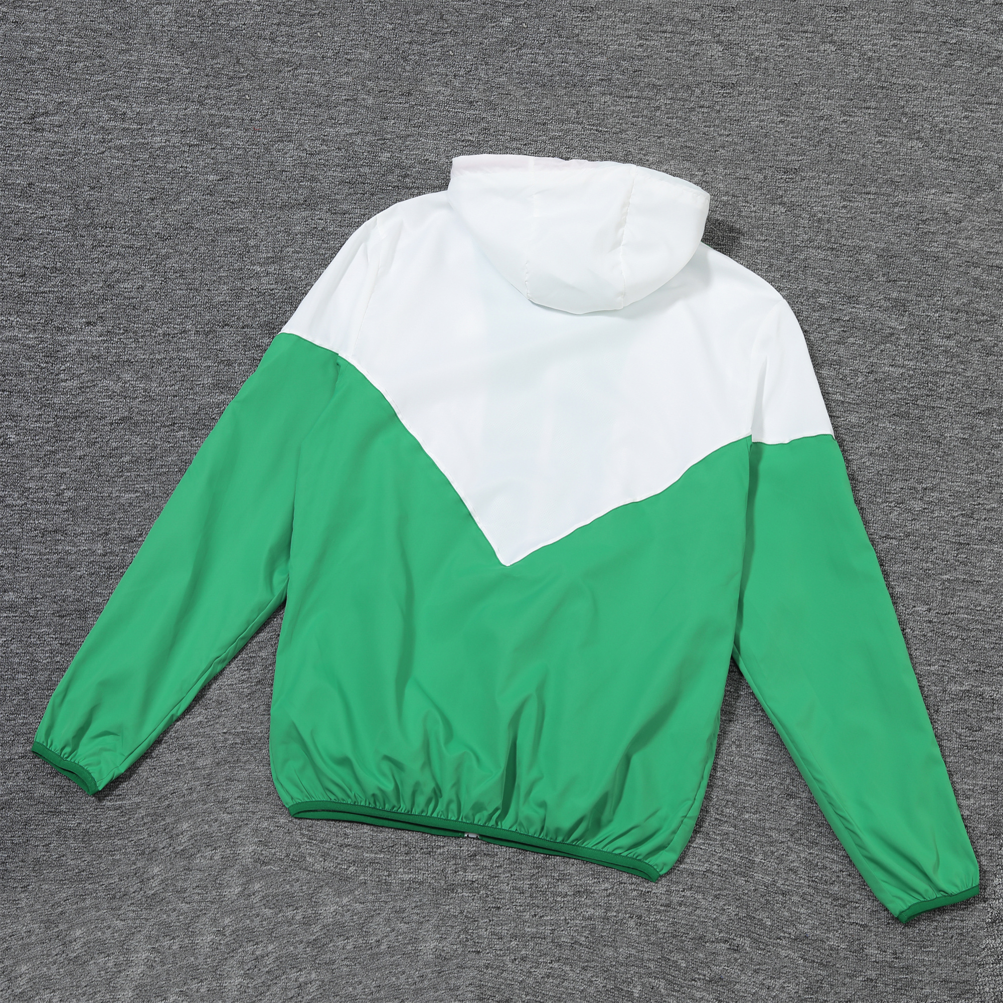 Mexico 2024 National Team Anthem Green Hooded Windbreaker - Player Version - UnitedFutballJersey