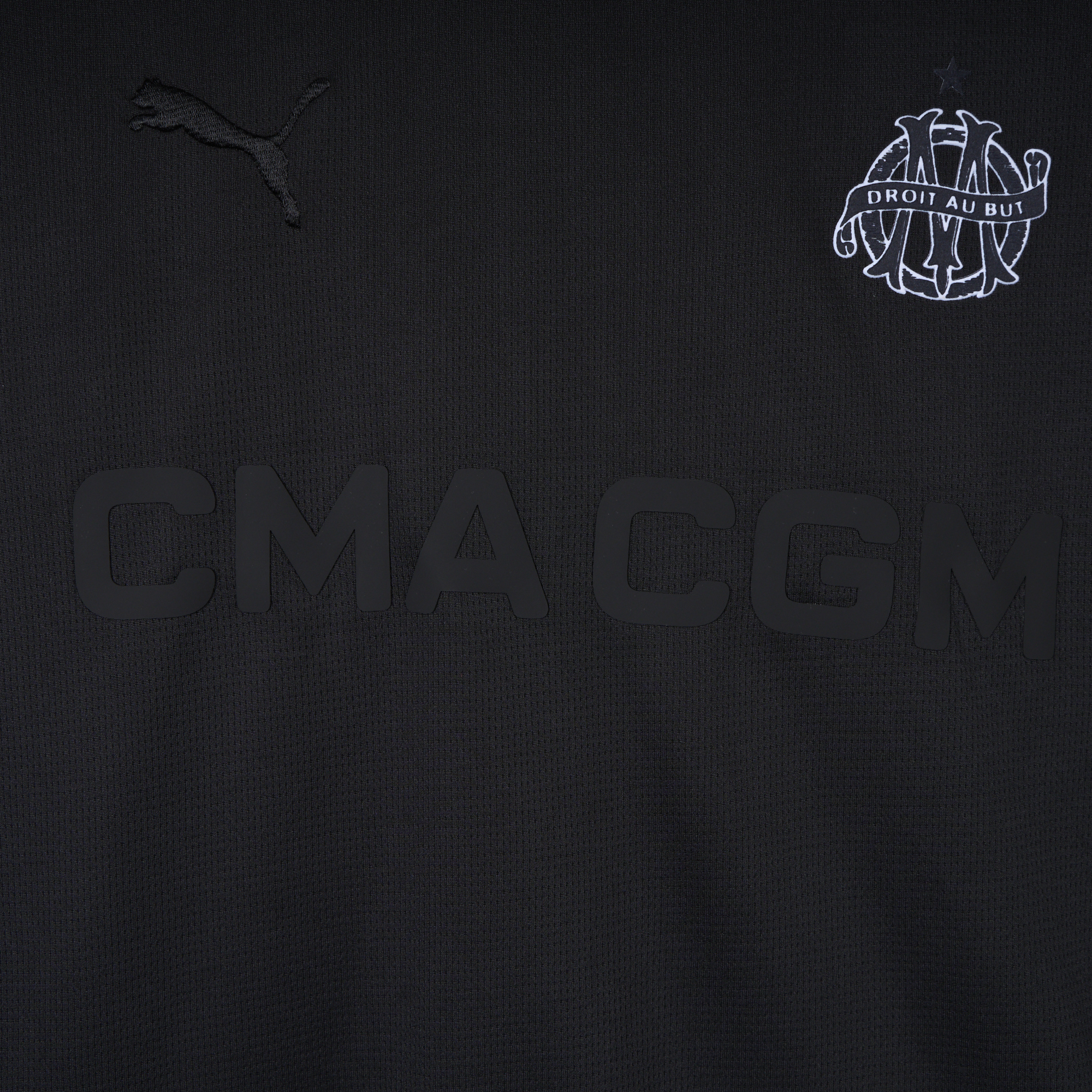 Marseille 24-25 125th Anniversary Black Jersey - Fans Version - UnitedFutballJersey