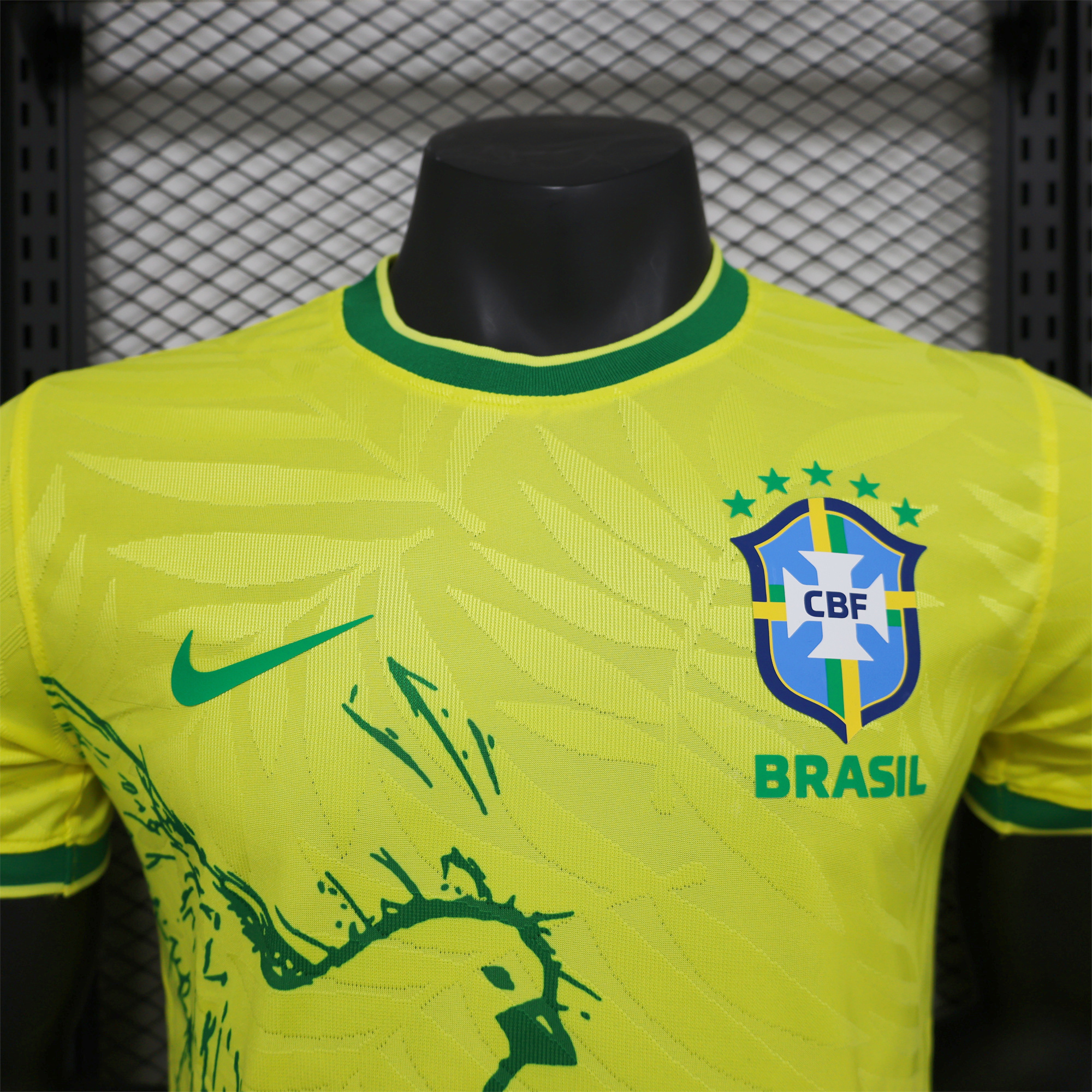 Brazil 2024 Yellow Dove Special Edition Jersey - Player Version - UnitedFutballJersey