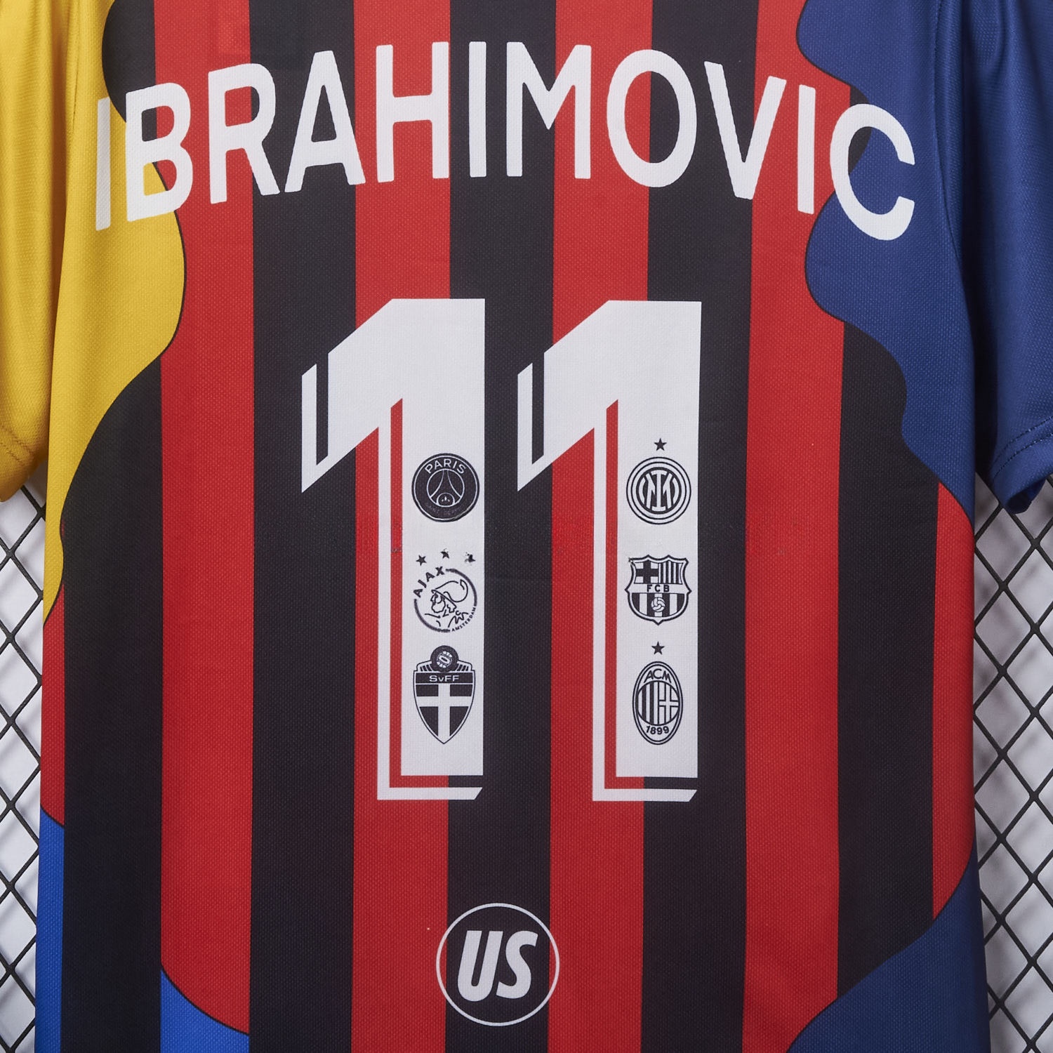 Zlatan Ibrahimović Career Commemorative Jersey - Fans Version - AC Milan Inter Milan Barcelona Ajax Paris Saint-Germain PSG Sweden - UnitedFutballJersey