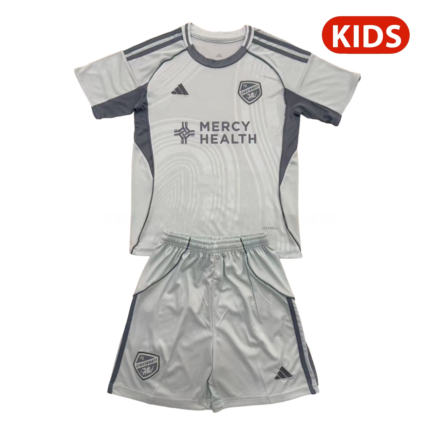 Cincinnati 25-26 Light Yellow Pre-Match Training Kids Kit - UnitedFutballJersey