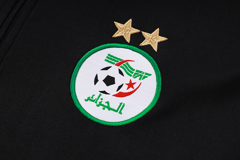 Algeria Olympic TEAM 23-24 Long Sleeve Training Set -Black - UnitedFutballJersey