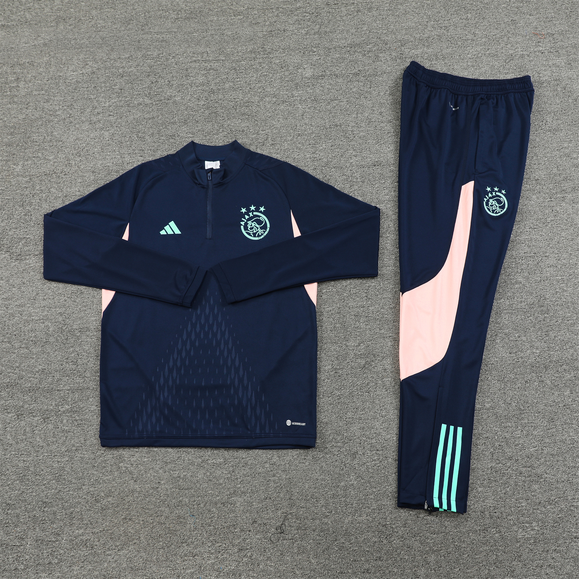 Ajax 24-25 Long Sleeve Training Set - Royal Blue - UnitedFutballJersey