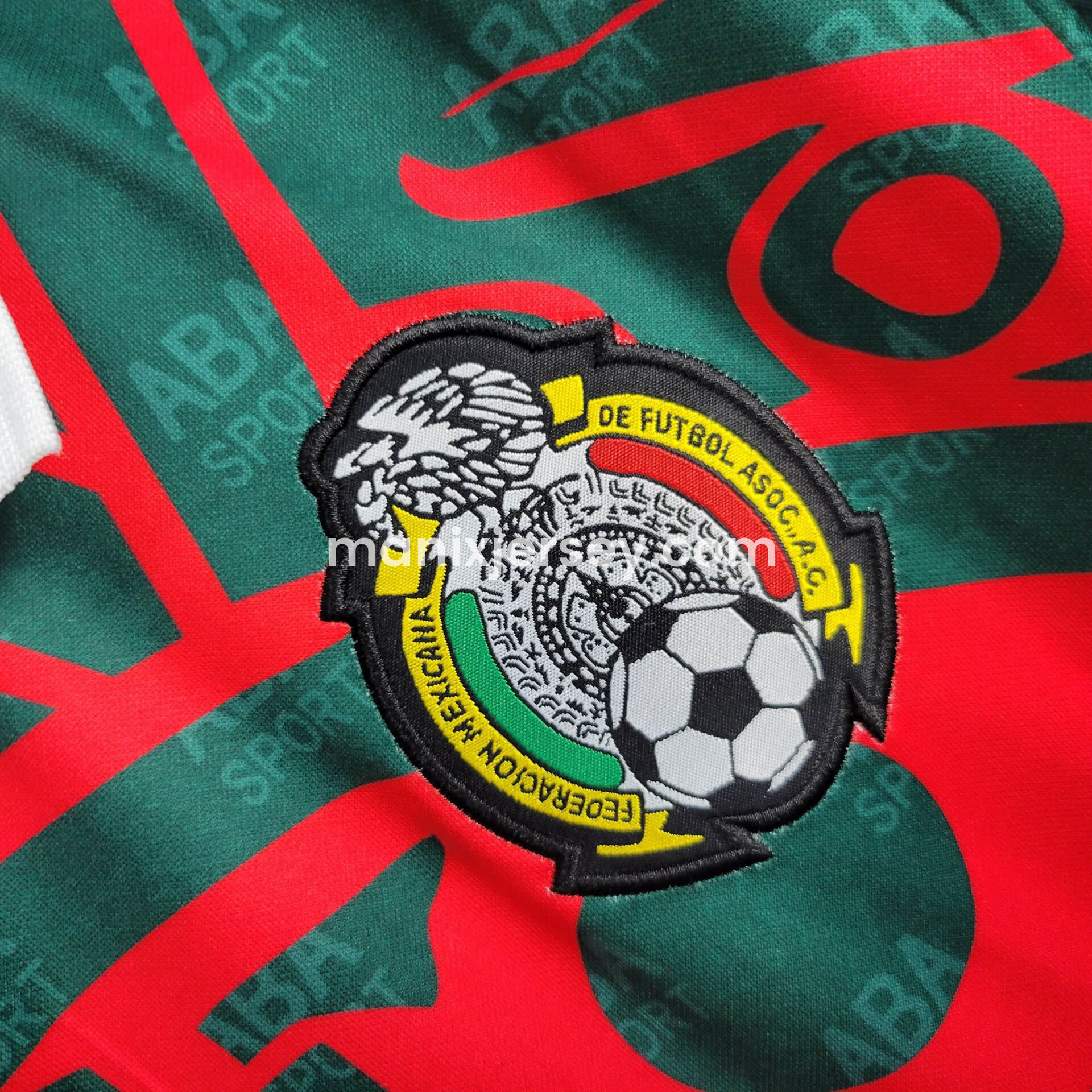 Retro Mexico 1997 Third Red Jersey - UnitedFutballJersey