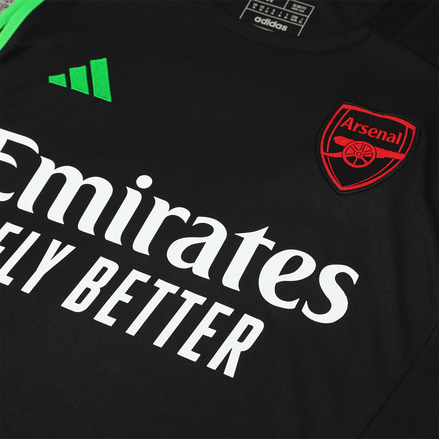 Arsenal 24-25 Vest Training Set - Black - UnitedFutballJersey